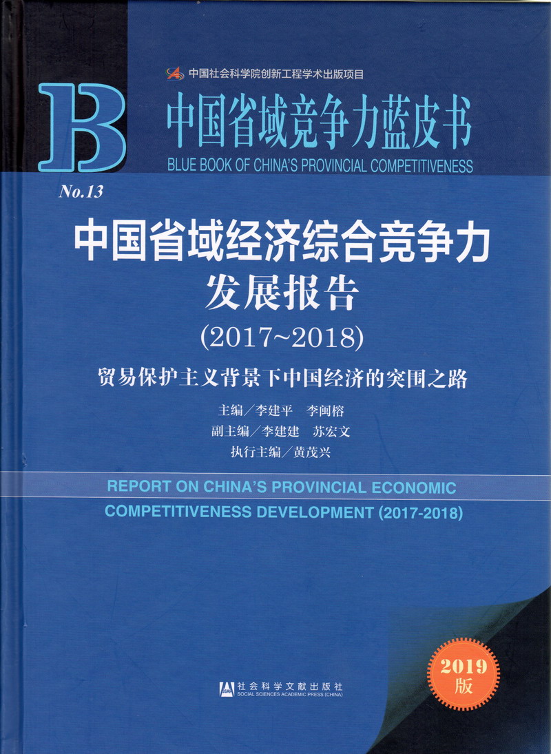 日骚逼逼中国省域经济综合竞争力发展报告（2017-2018）